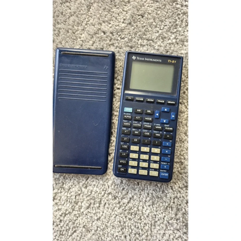 Texas Instruments TI-81 GRAPHING CALCULATOR with Cover -‎ Fully Tested